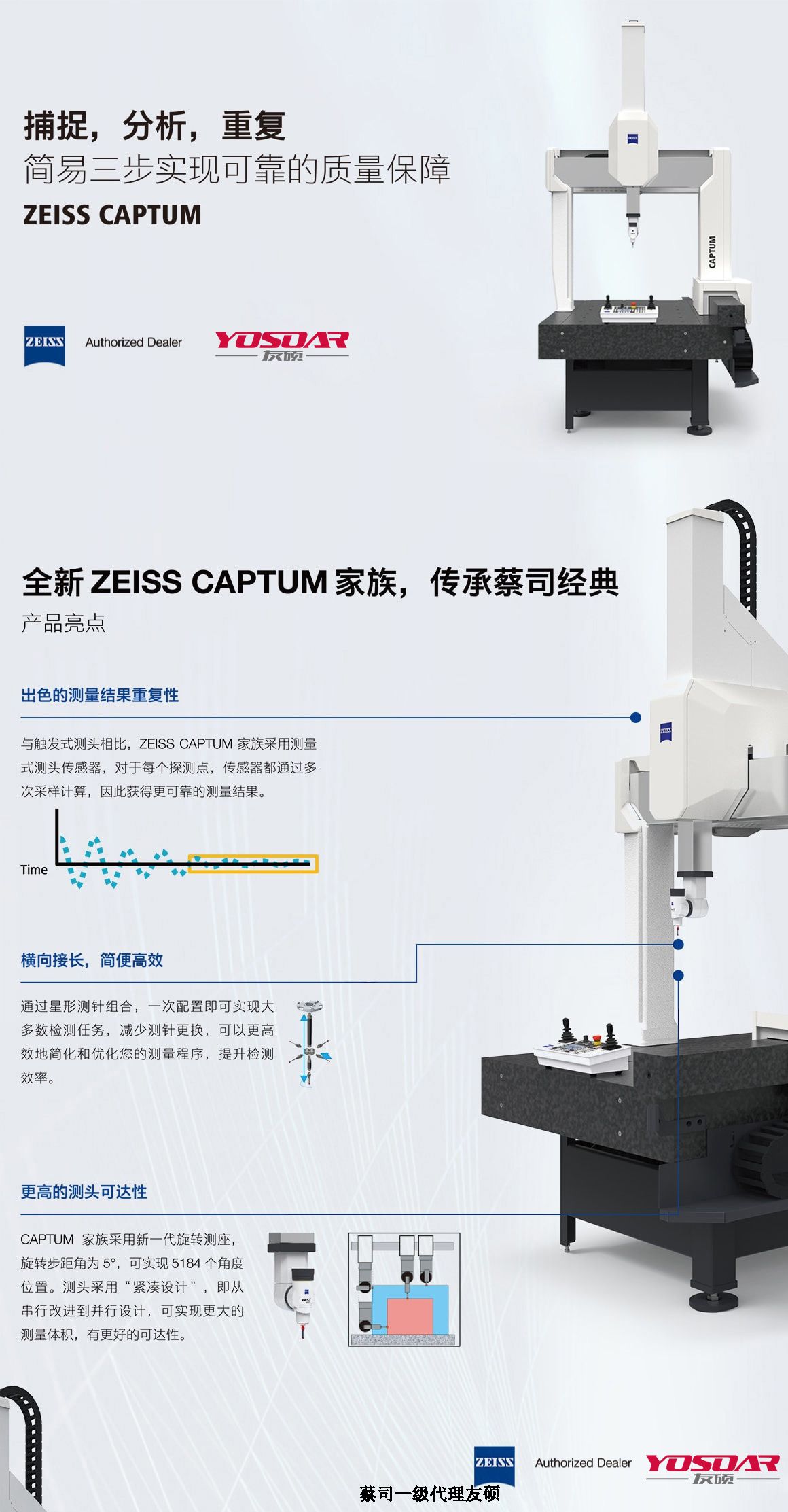 武隆蔡司三坐标CAPTUM